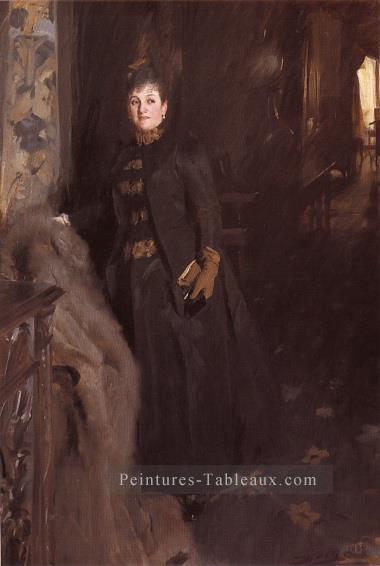 Madame Clara Rikoff avant tout Suède Anders Zorn Peintures à l'huile